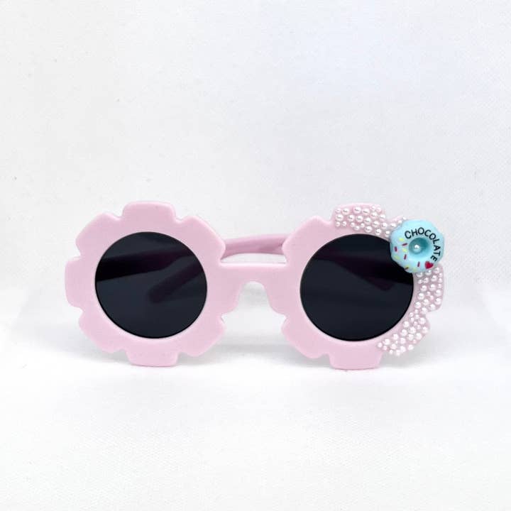Doughnut Sparkle Sunglasses for wholesale by SoftSoul Footwear INC