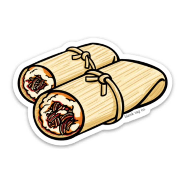 Blank Tag Co.® Waterproof Sticker - Tamales for wholesale by Blank Tag Co. - Waterproof Stickers