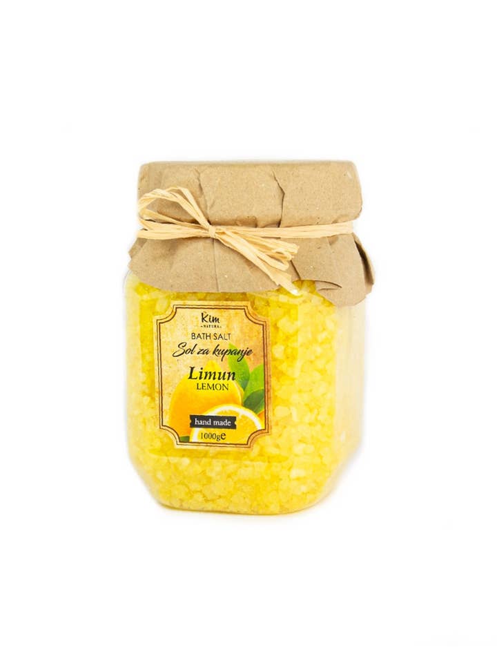 Sel de Bain Marin Kim Natura au Citron 1 kg pour la vente par SferaNatura by INCI SRL