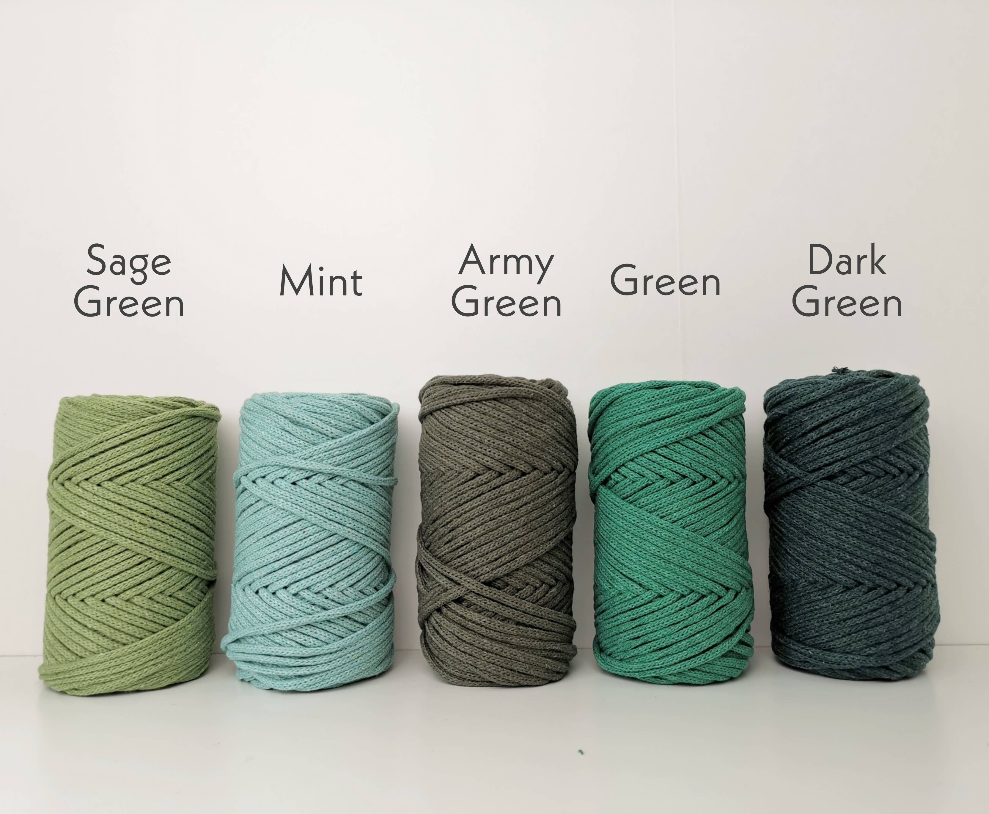 Buluty - Wholesale Craft Supplies - 4mm BRAIDED SOFT COTTON CORD, Macrame String, Macrame Cotton6