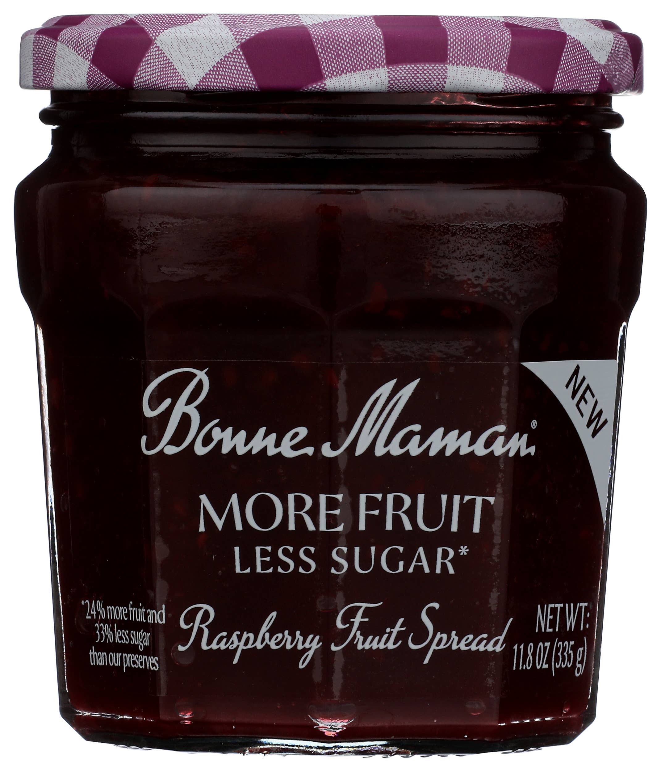 KeHE Distributors, LLC - Wholesale Jam/Jelly - Bonne Maman Raspberry Fruit Spread, 11.8 oz