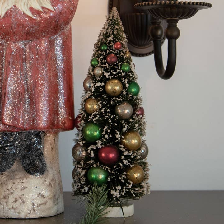 12" MULTI COLOR BEAD BOTTLEBRUSH TREE for wholesale by Ragon House