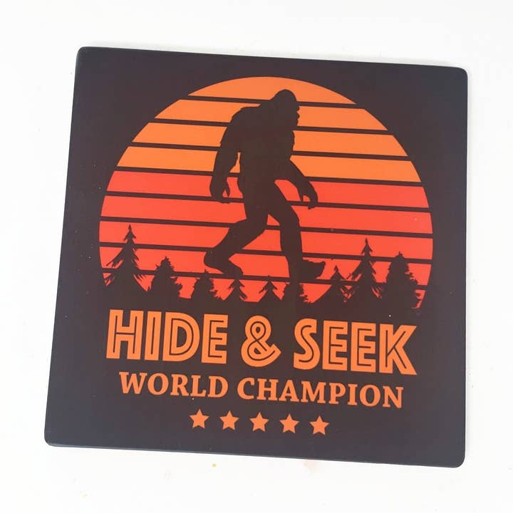 Sandstone "Thirsty Stone" Coaster - Hide & Skee Big Foot for wholesale by Candlelit Desserts