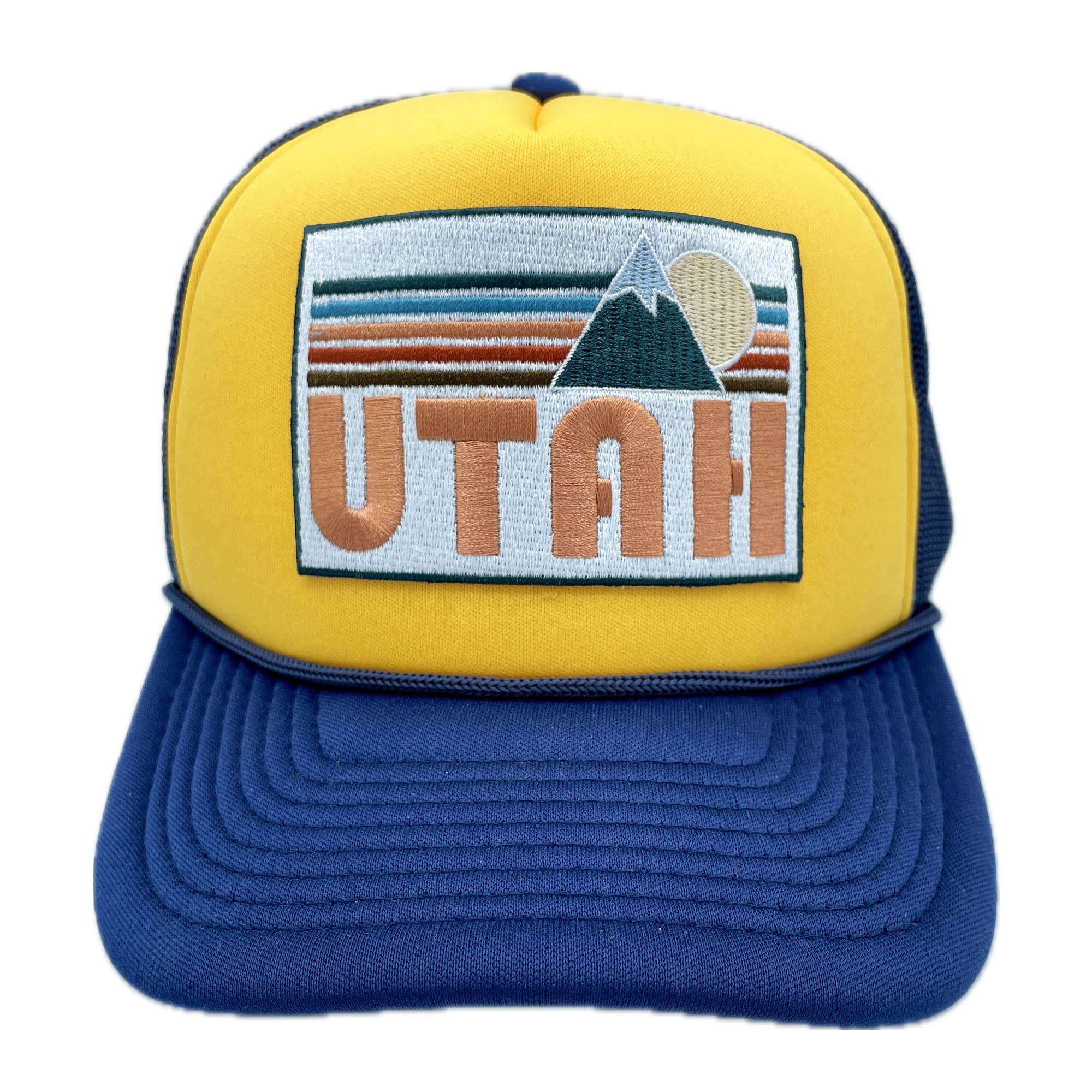 Hey Mountains - Wholesale Trucker Hat - Unisex - Utah Trucker Hat - Retro Mountain3