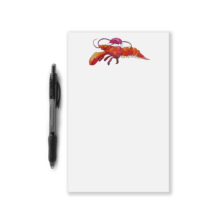 Santa Claws Notepad 5 x 8" 50 Pg Standard for wholesale by Eileen Graphics