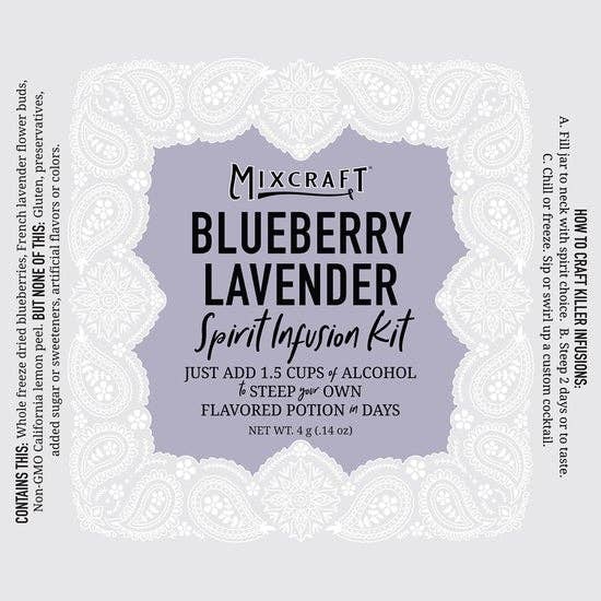 MixCraft - Wholesale DIY drink kit - Blueberry Lavender Spirit Infusion Kit4