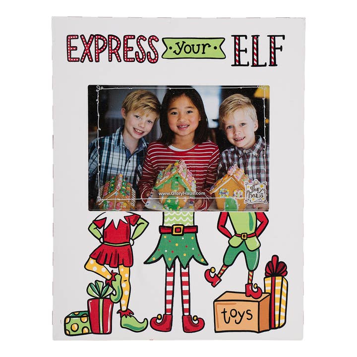 Glory Haus - Wholesale Picture Frame - Express Your Elf Frame- Holiday Décor