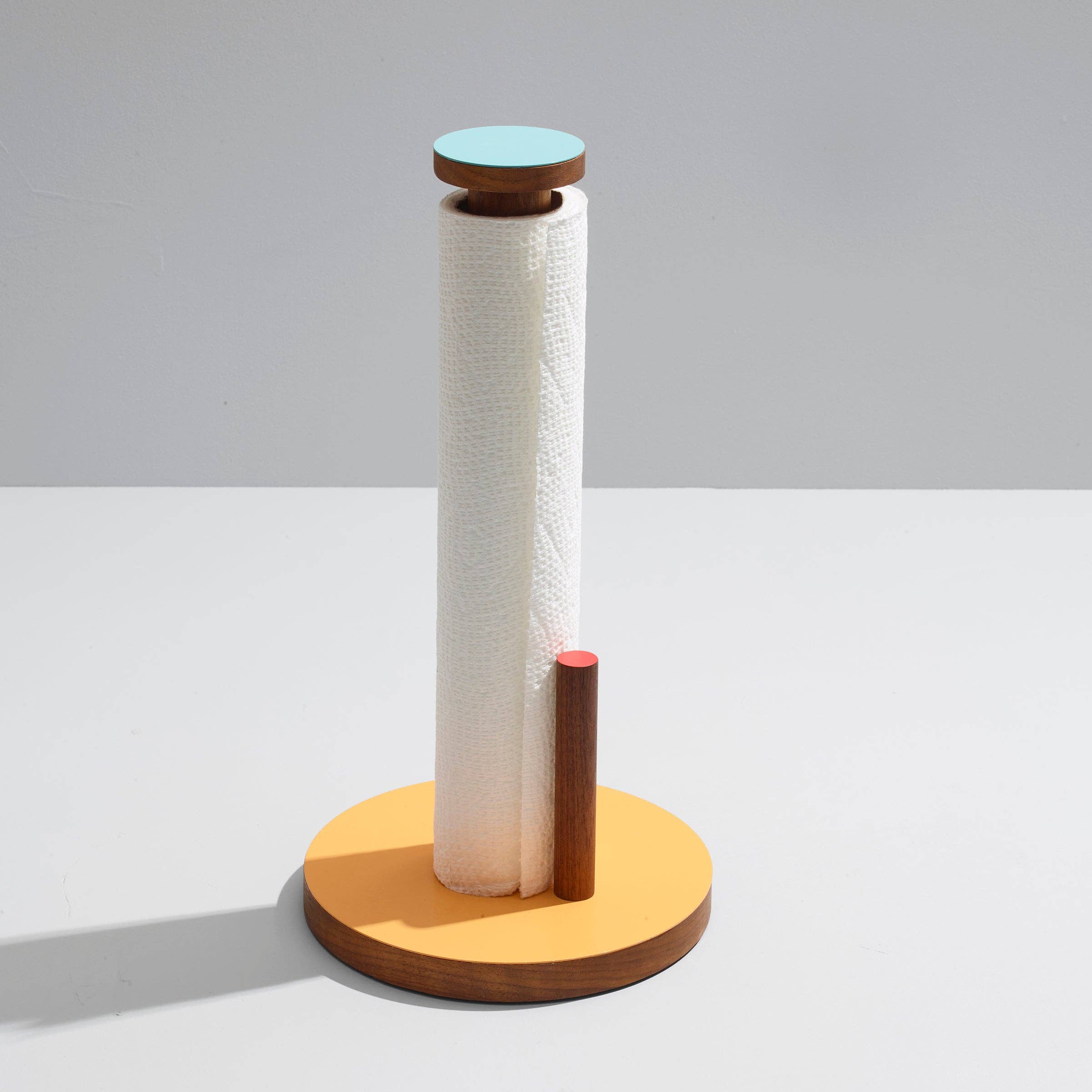 ilan - Wholesale Kitchen Storage/Organizer - 01-the paper towel keeper - walnut/orange7