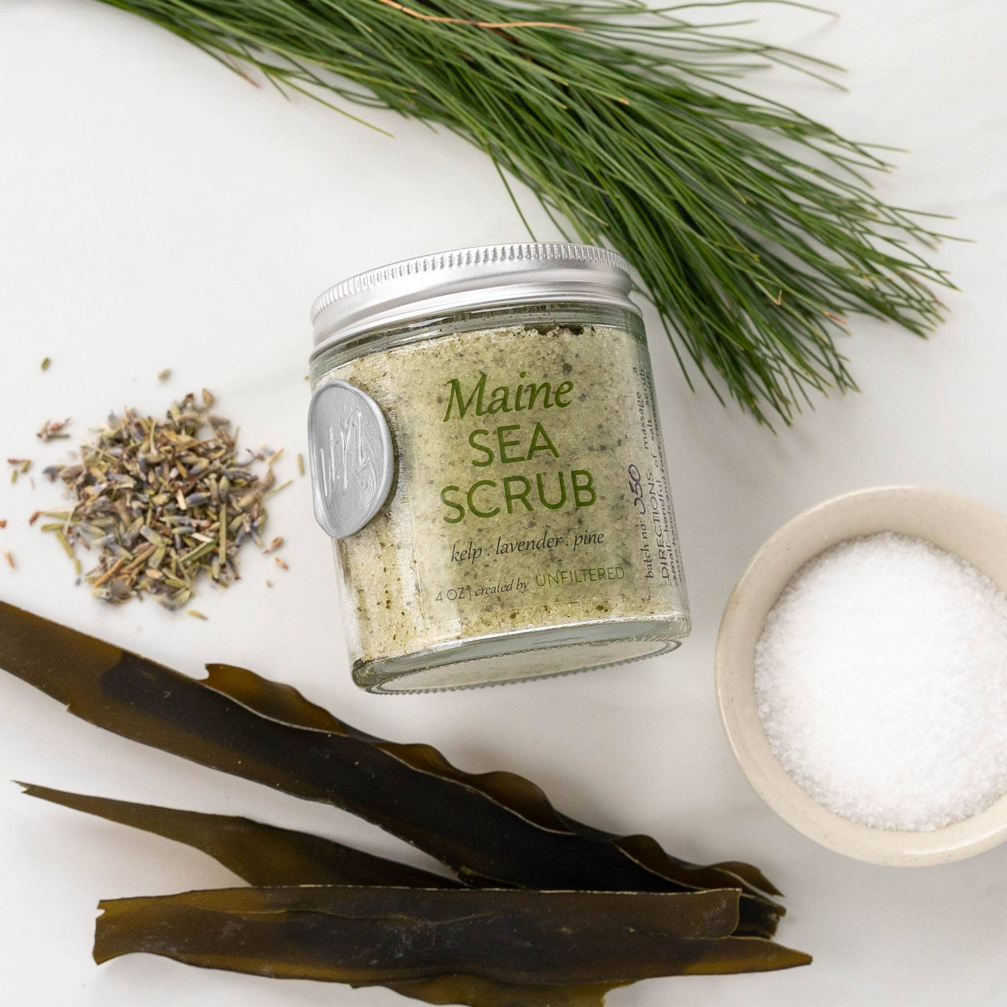 Unfiltered Skin Care - Wholesale Body Scrub/Exfoliant - Maine Sea Scrub1