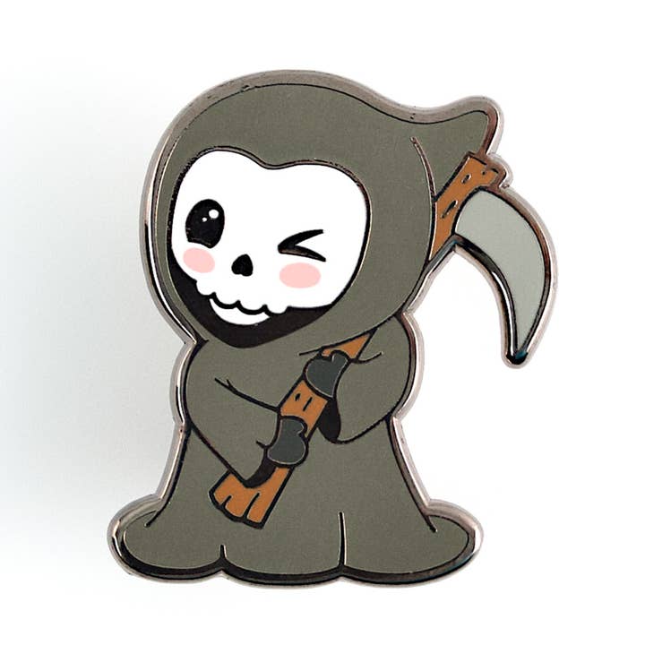 Grim Reaper Pin for wholesale by LuxCups Creative