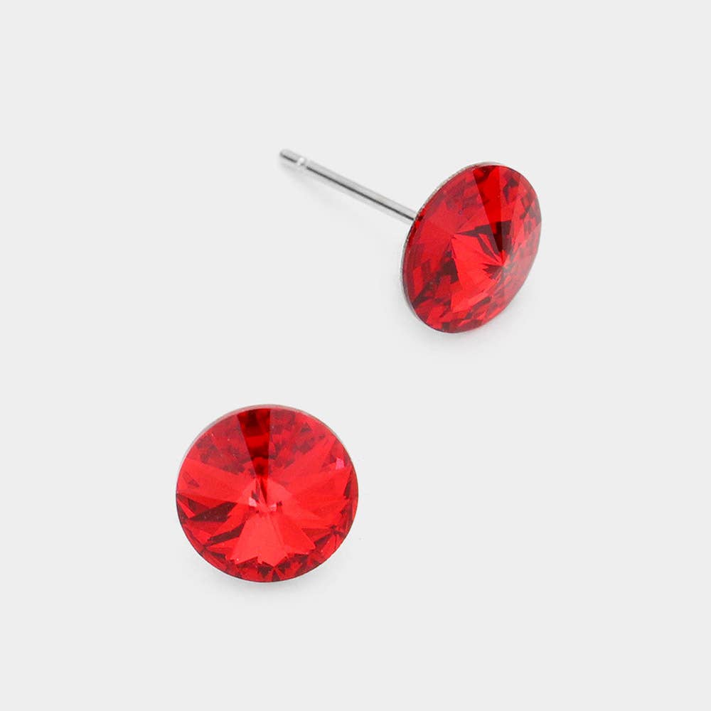 Sensibling Corp. - Wholesale Knopjes/oorstekers - 8 mm ronde kristallen oorknopjes16