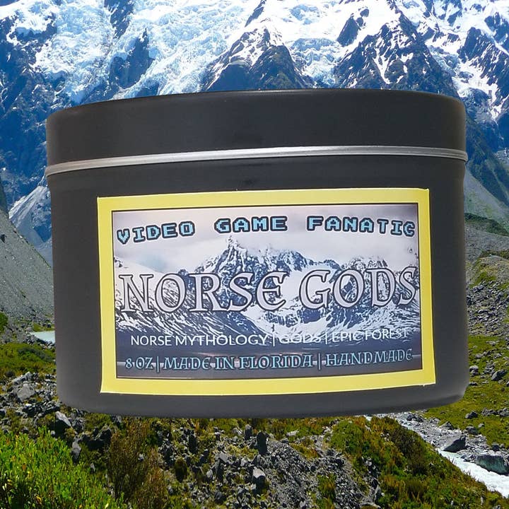 Candela ispirata a God of War, in latta, non tossica per la vendita all'ingrosso da parte di Slaps Candles