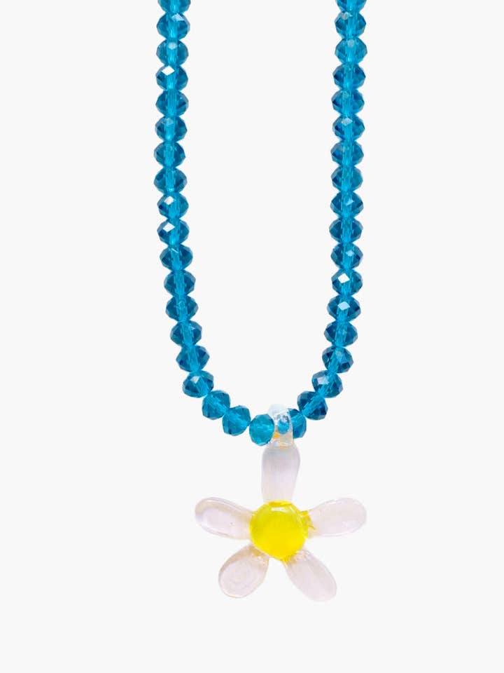 Rozenbloem & Turkoois Kralen voor wholesale door Le Club Olive