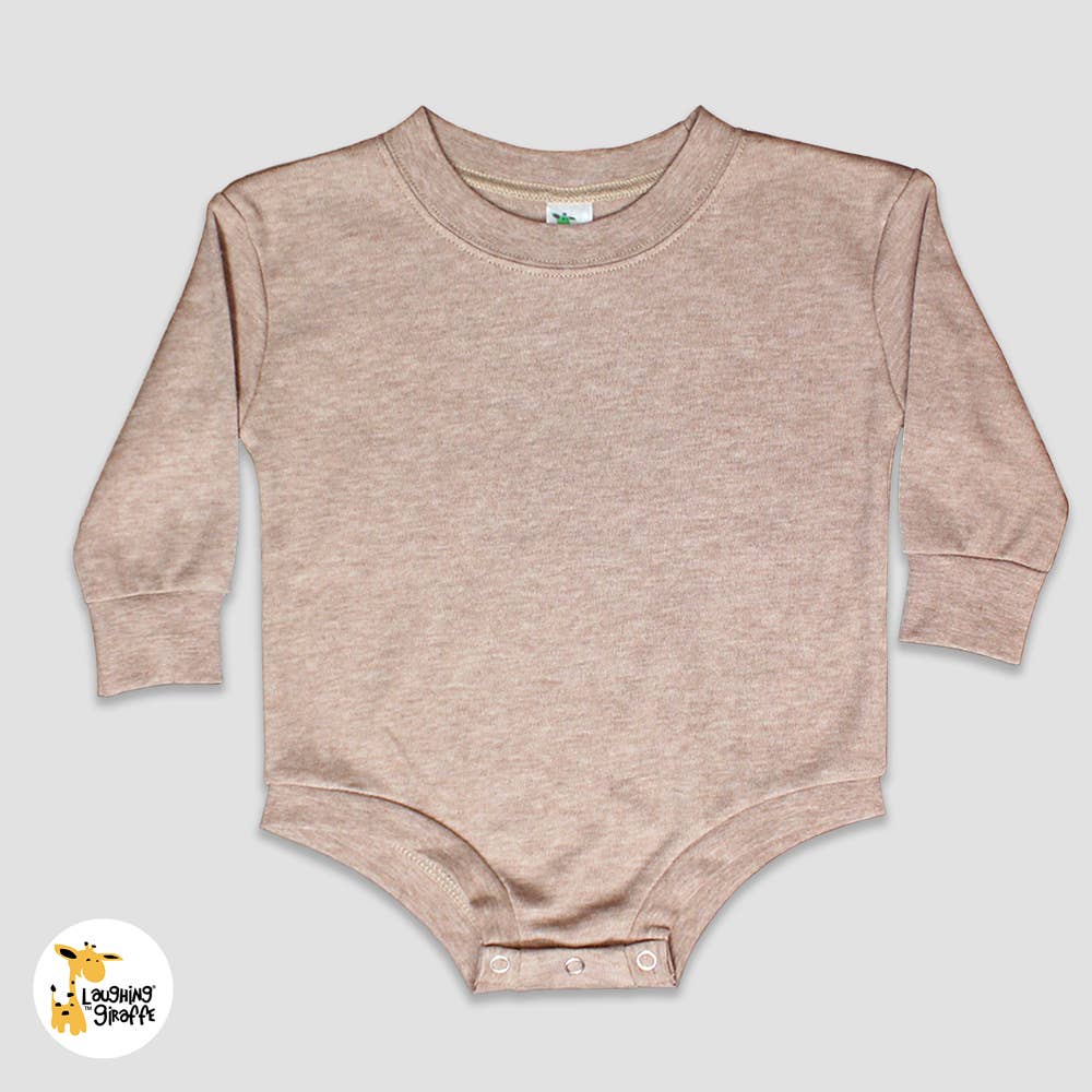 Laughing Giraffe - Venta al por mayor Body sin pies - Bebés - Set de 6 Mamelucos Burbuja para Bebé con Manga Larga1