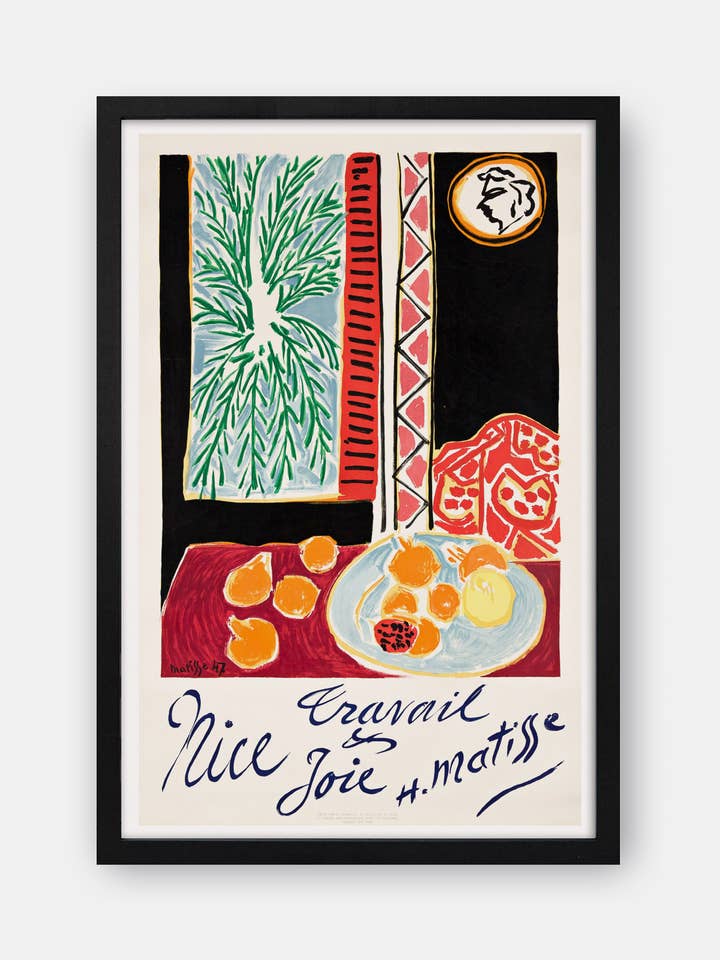 Henri Matisse - Nice Travail et Joie 1948 Poster for wholesale by The Curious Desk