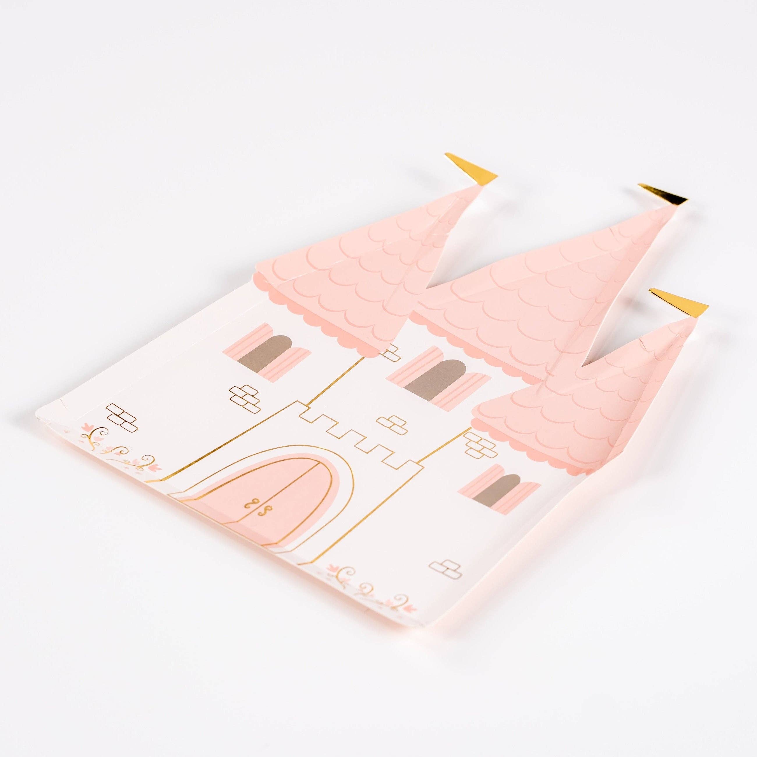 Gatherings by Curated Paperie - Vendita all'ingrosso Piatti monouso - PRN25-DP4-Piatti a Forma di Castello della Principessa4