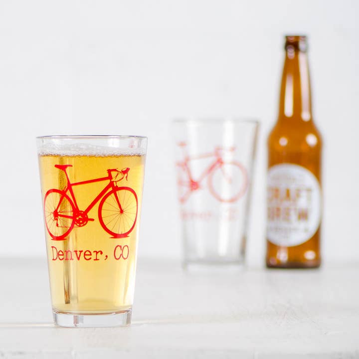 Vital Industries – Copo/caneca de cerveja por atacado – Nome Drop Bicycle Pint0