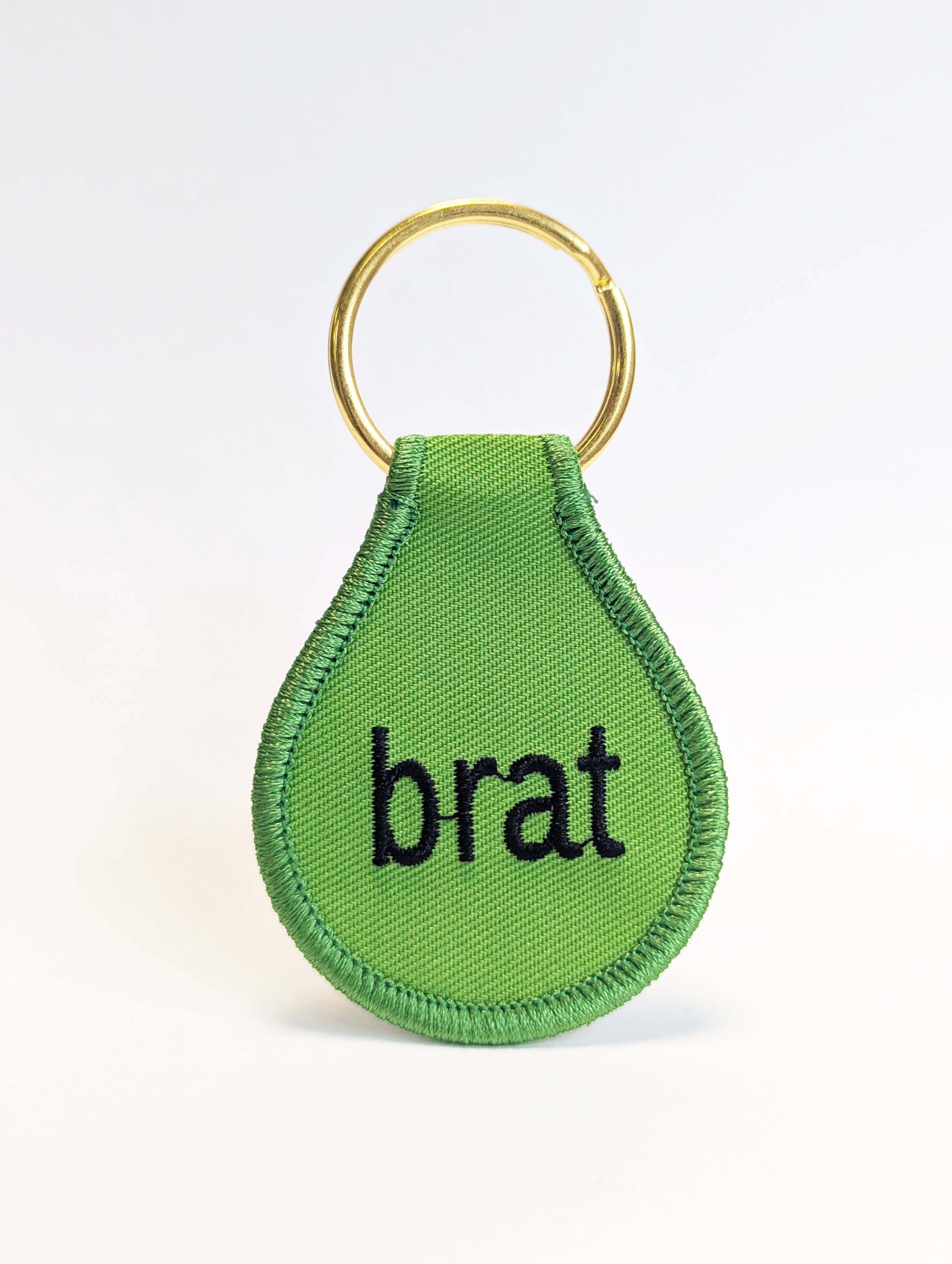 He Said, She Said - Wholesale Keychain - Women's - brat Embroidered Key Tag0