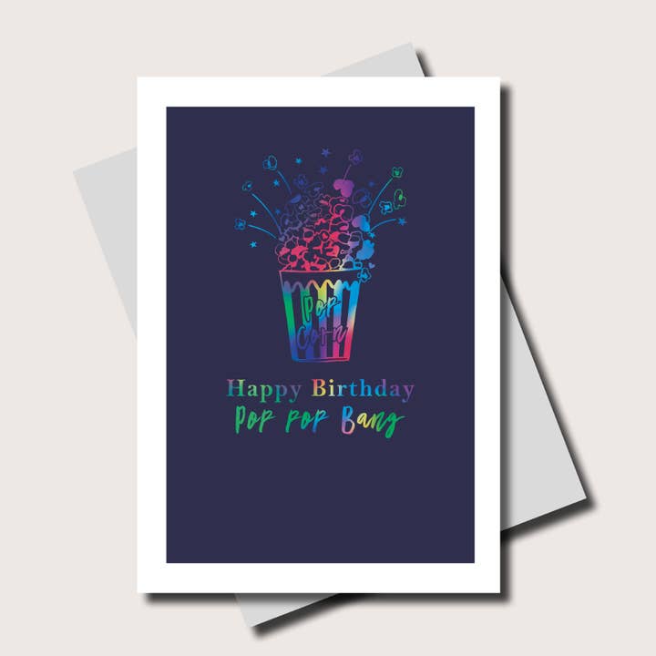 Marina B - Wholesale Verjaardagskaartje - Over The Rainbow Popcorn wenskaart