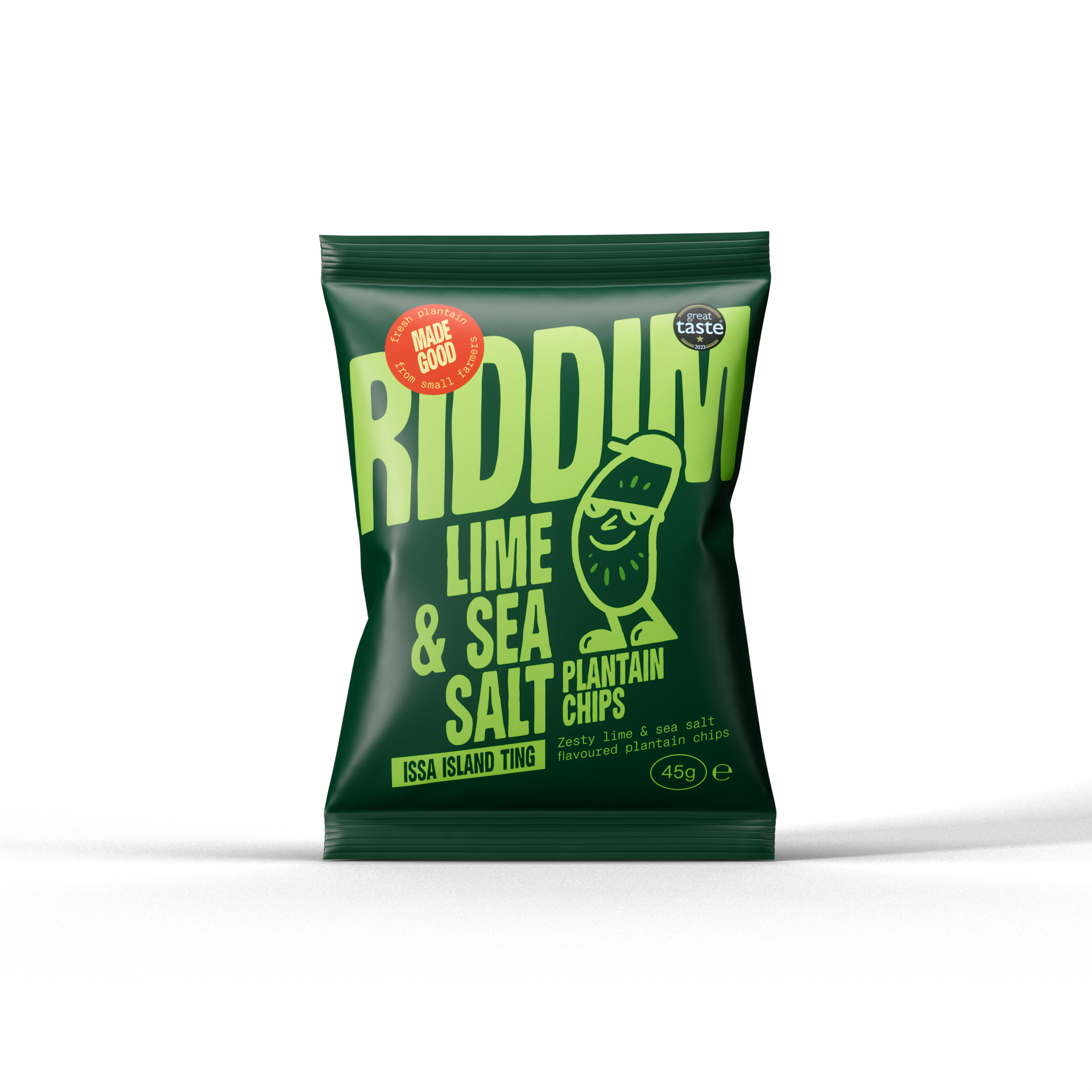 RIDDIM Snacks – wholesale Crisps – Lime and Sea Salt Plantain Chips1