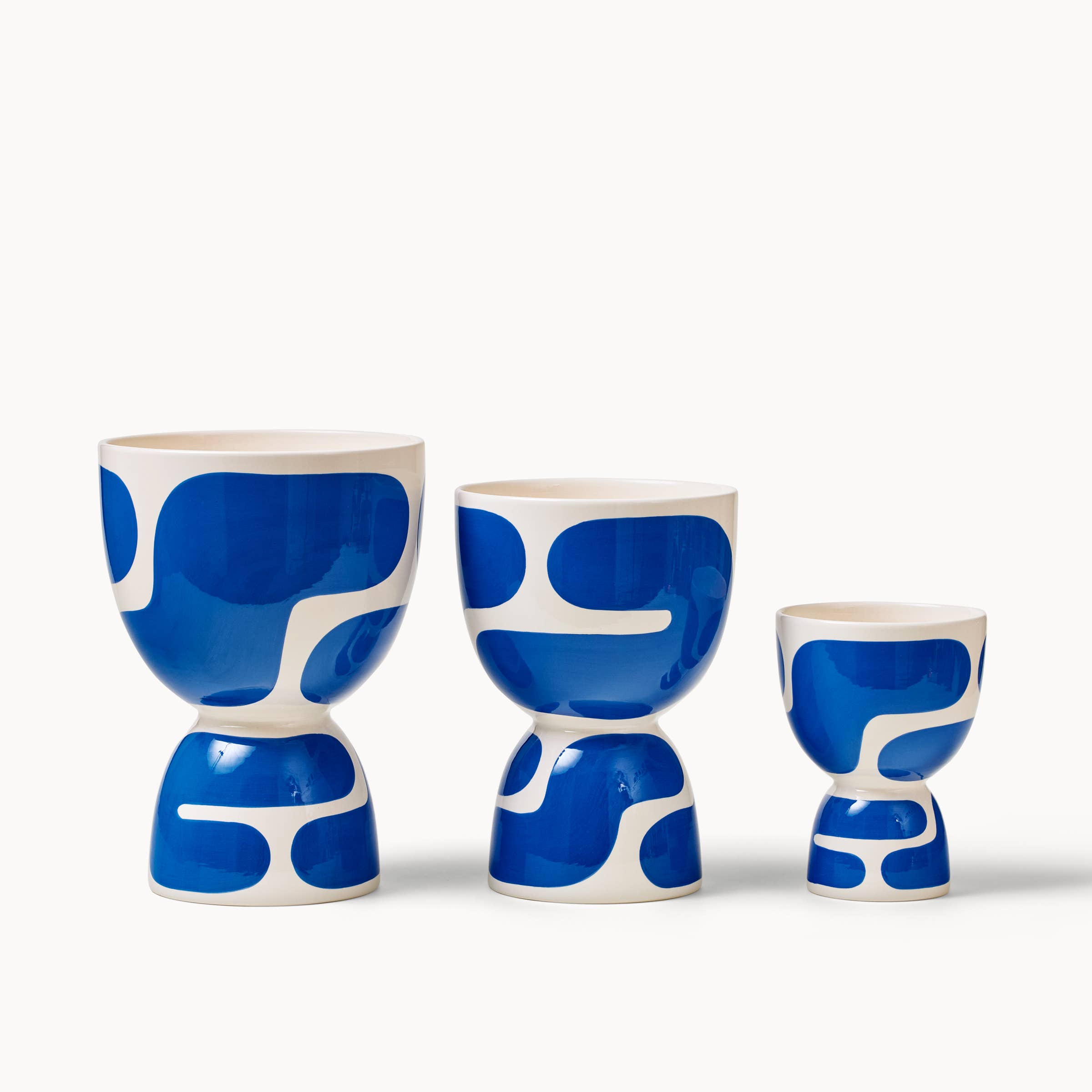 Franca - Vente Pot - Jardinières empilées en blocs de couleur cobalt (brillant)11