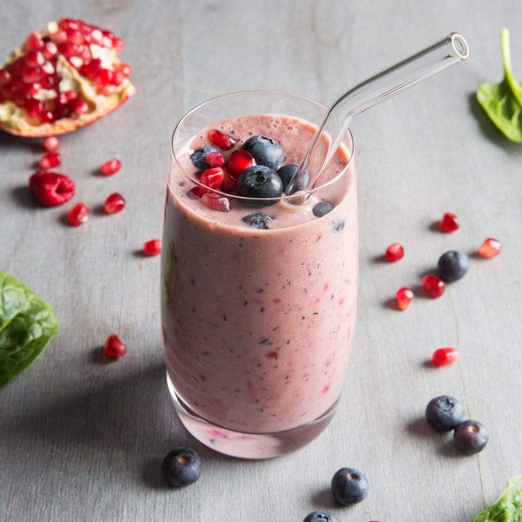 HALM Straws - Wholesale Drinking Straw - 6x 23cm (curved) glass straws1