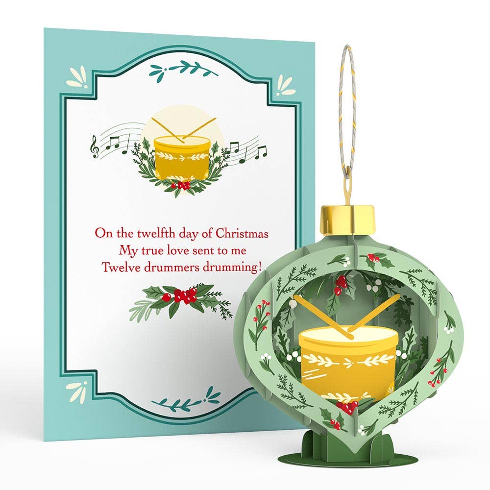 Lovepop Cards - Wholesale Christmas Card - 12 Days of Christmas Merry Ornament Set15