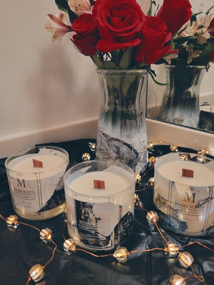 La collection Marble pour la vente par Moore Scents Candle Company