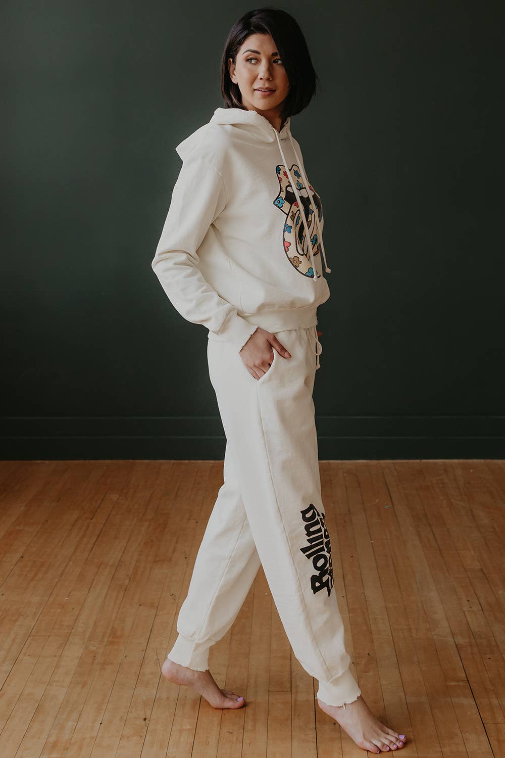 People Of Leisure - Wholesale Lounge Sweatpants/Joggers - Women's - Flower Power Stones Pants4