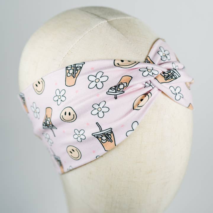 Bandeau Iced Coffee Twist pour la vente par Hen’s Bow Co