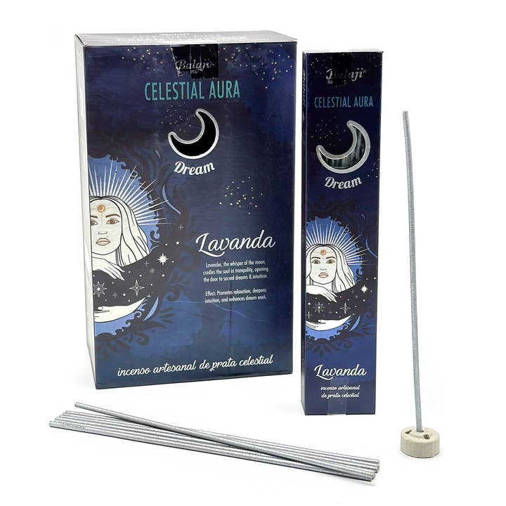 Celestial Aura Dream-Lavender Incense 15g (12 units) for wholesale by Esoterica Arte