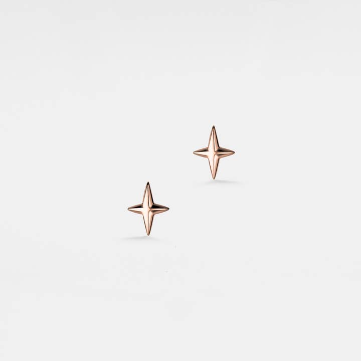 Perimade & Co. LLC - Wholesale Stud/Post Earrings - Dainty Tiny Small Star Stud Earrings in 925 Sterling Silver4