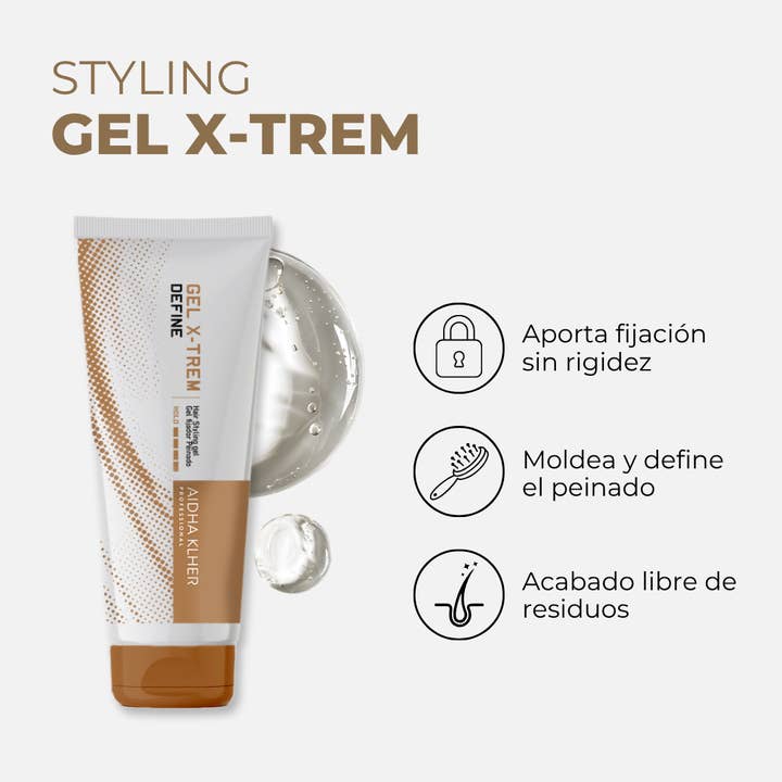 Aidha Klher - Wholesale Hair Styling Gel/Mousse - Gel X-trem | High-hold styling gel1