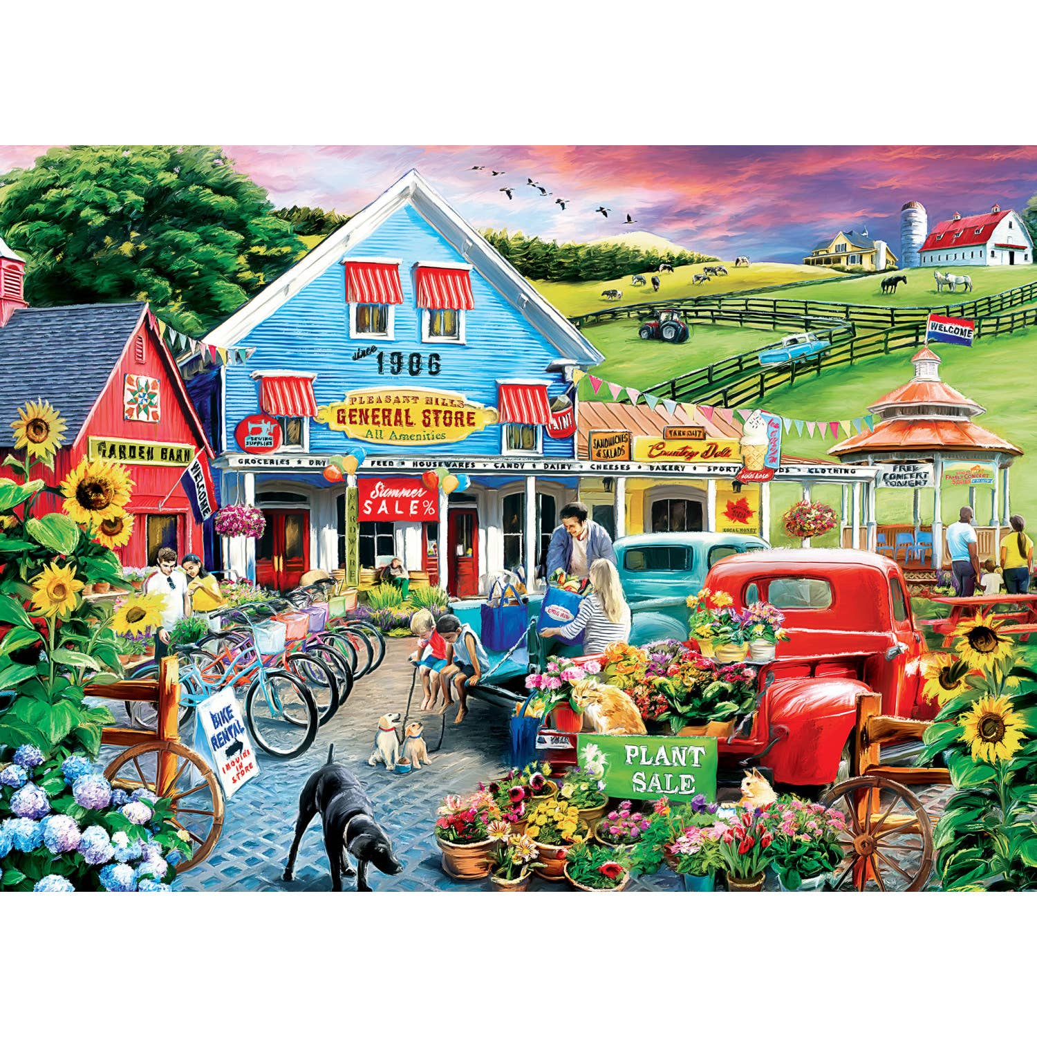 Masterpieces Puzzles - Wholesale Puzzle - Adult - General Store - Pleasant Hills 1000 Piece Puzzle1