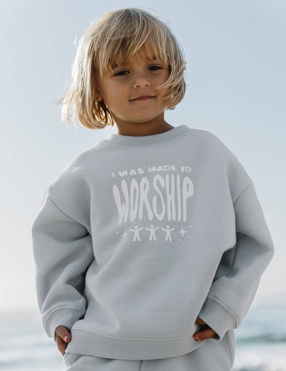 Elevated Faith - Wholesale Sweatshirt - Kids - Made To Worship Kids Crewneck2