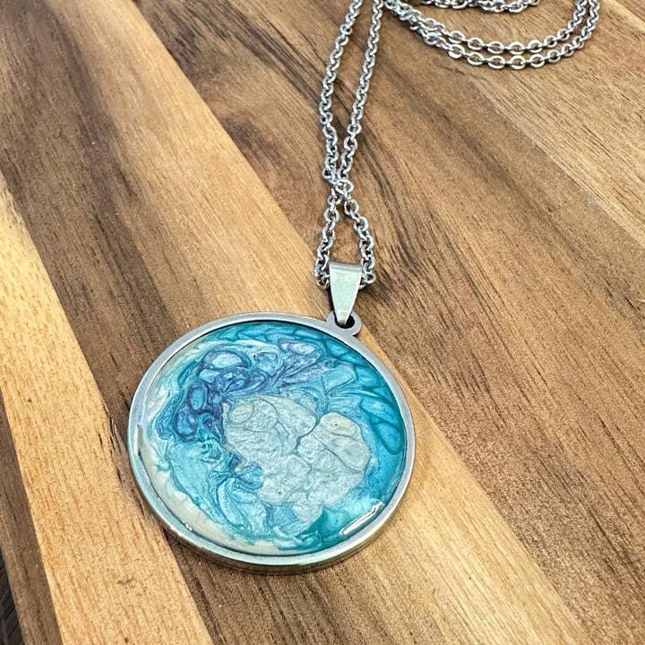 Three Dandelion Wishes - Wholesale Pendant/Charm Necklace - Hand Painted Pendant Necklace11