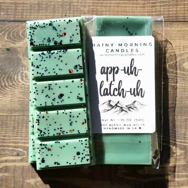 Rainy Morning Candles - Wholesale Wax Melt - App-Uh-Latch-Uh | Appalachian Inspired Snap Bar Wax Melts0