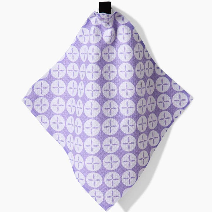 Geometry - Wholesale Dishcloth - Button Vines and Daisies Dishcloth Set