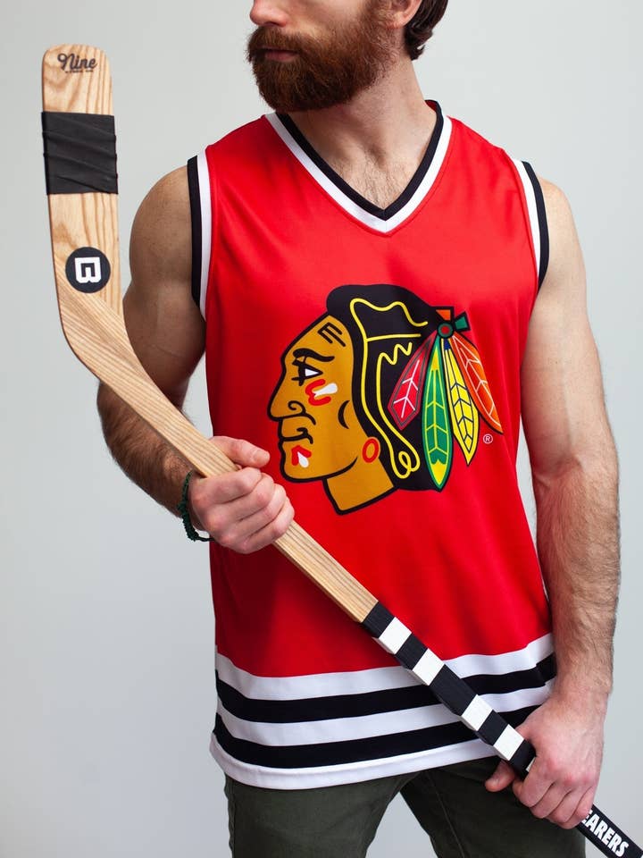 Chicago Blackhawks hockeytank voor wholesale door Bench Clearers