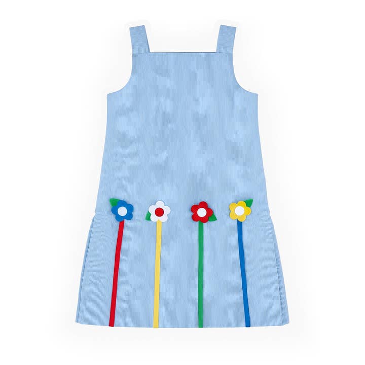 Junior Cord Dress With Flowers for wholesale by Florence Eiseman