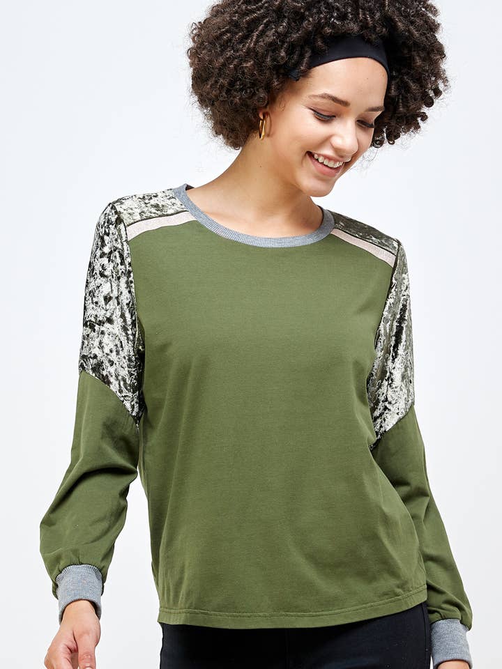 ST# FCL1102T Sweatshirt for wholesale by OLIVE MAUVE