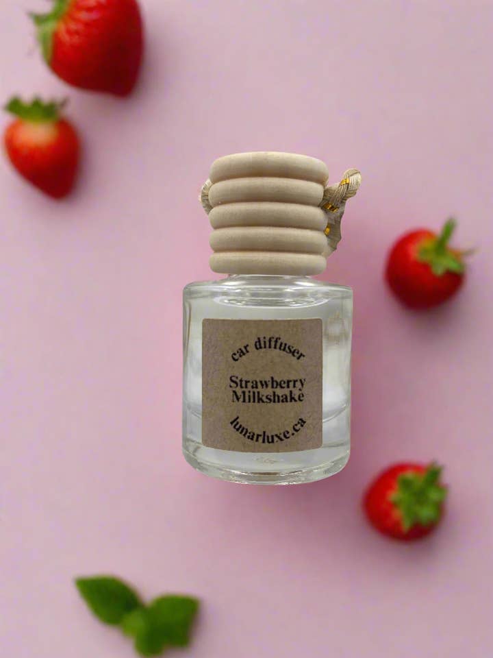 Difusor de Coche de Batido de Fresa para venta al por mayor de LunarLuxeCA