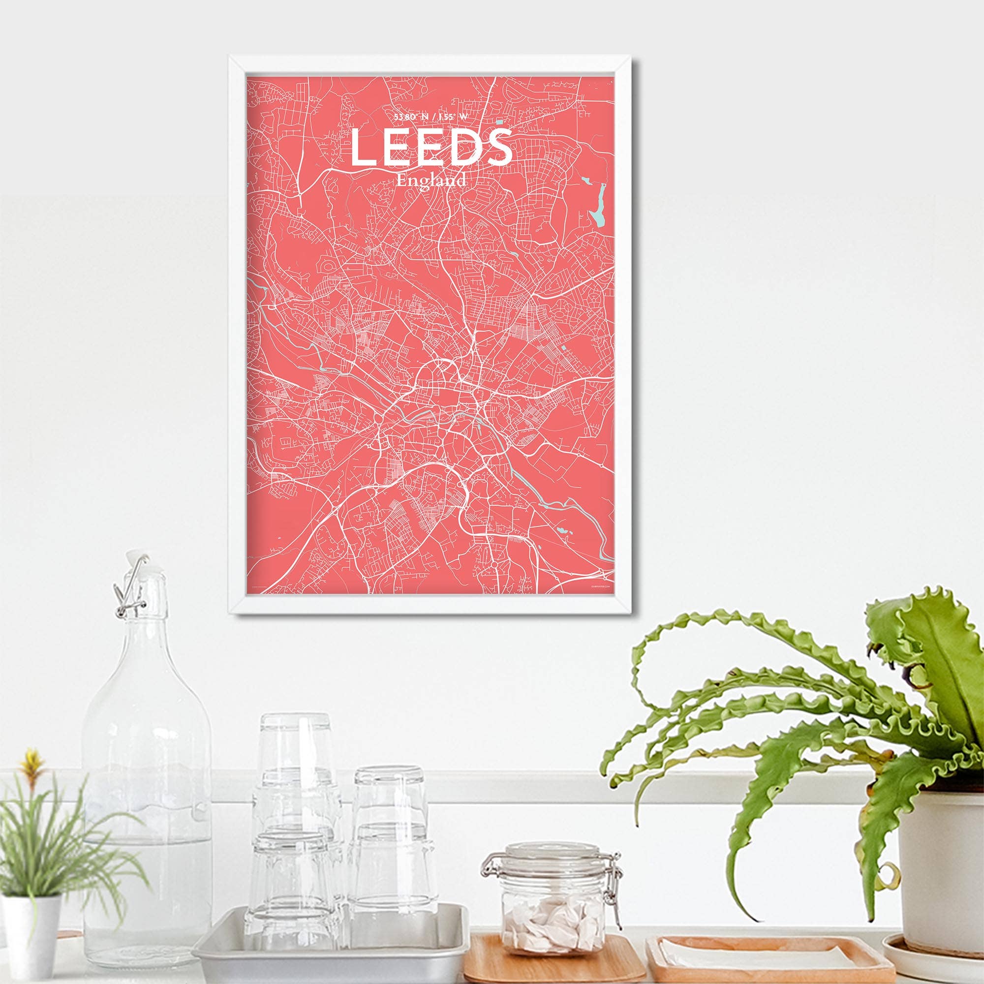 OurPoster.com – wholesale Poster – Leeds karta affisch247