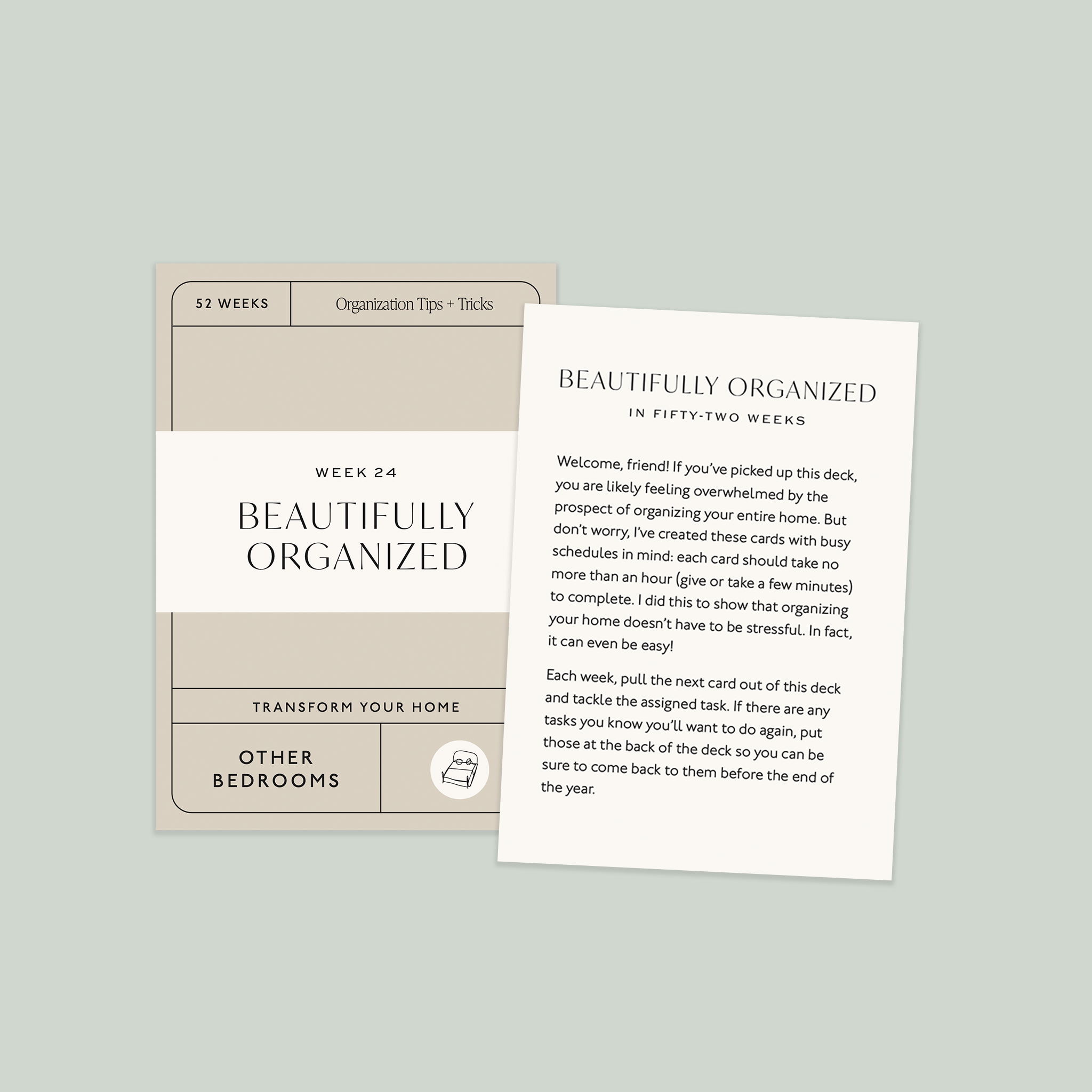 Paige Tate & Co. - Venta al por mayor Conjunto de papelería y tarjetas - Tarjetas Bellamente Organizadas en 52 Semanas (detalles para calcetines)4