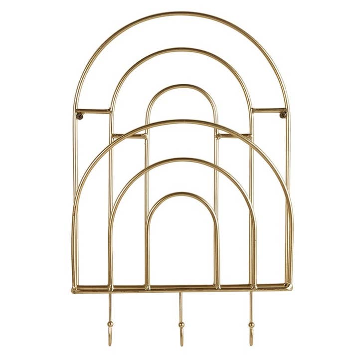 Rainbow Shaped Wall Shelf for wholesale by 47th & Main (Creative Brands)