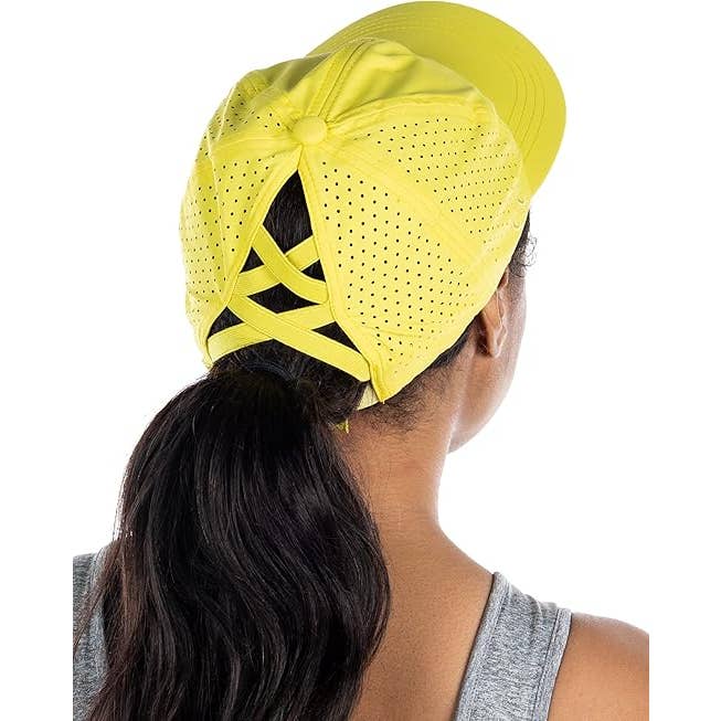Funky Junque – wholesale Ponytail cap – Women’s – Criss Cross Laser Cut Cap4