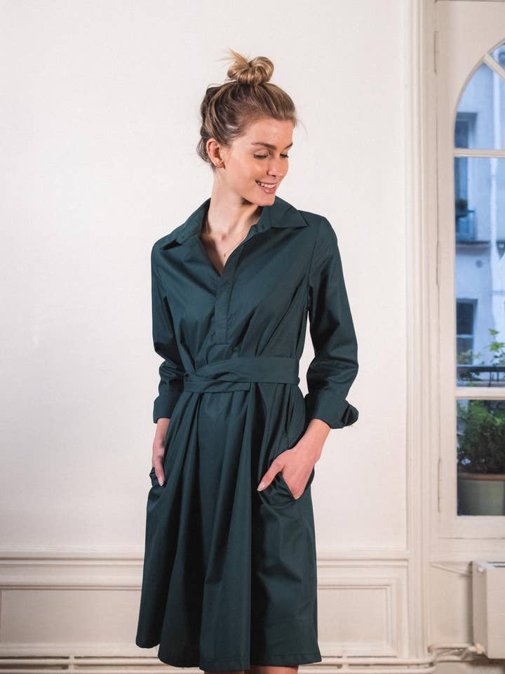 VESTIDO PAOLA SAPIN para venta al por mayor de JUDITH LACROIX