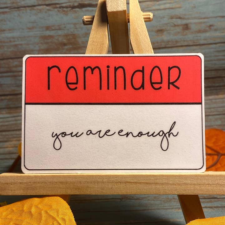 Recordatorio: eres suficiente para venta al por mayor de kbs design space