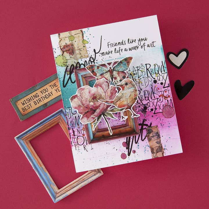 Hero Arts + Spellbinders Wholesale - Wholesale Rubber/Decorative Stamp - Beautifully Imperfect Rub-Ons from the Beautifully Imperfect Collection1