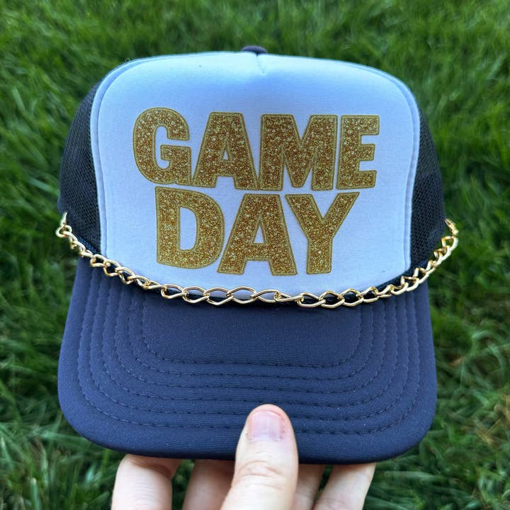 Gold Glitter Game Day for wholesale by Skymorphew Branding Co
